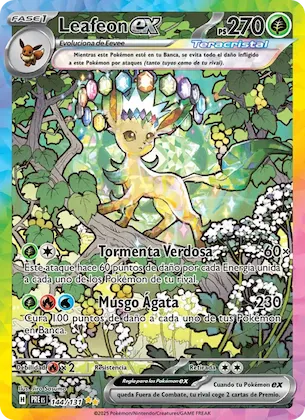 Leafeon ex 144 – Evoluciones Prismáticas
