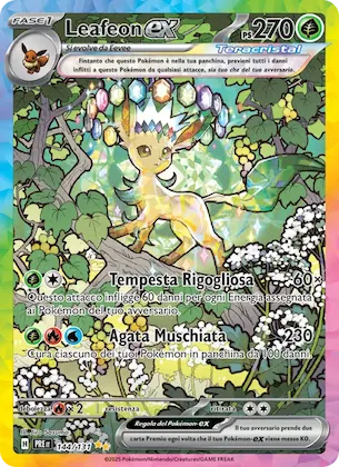 Leafeon-ex 144 – Evoluzioni Prismatiche