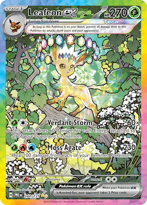 Leafeon ex #144 – Prismatic Evolutions