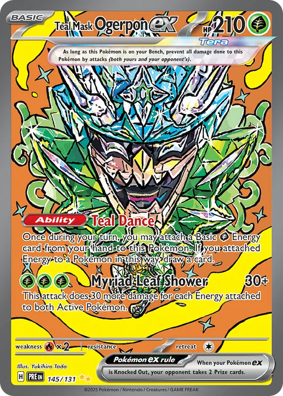 Teal Mask Ogerpon ex #145 – Prismatic Evolutions