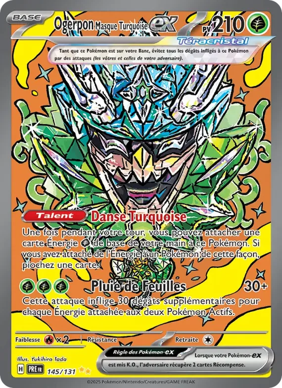 Ogerpon Masque Turquoise-ex 145 – Évolutions Prismatiques