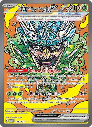 Ogerpon Masque Turquoise-ex n° 145 – Évolutions Prismatiques