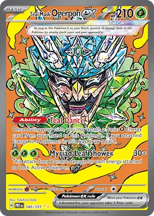 Teal Mask Ogerpon ex #145 – Prismatic Evolutions