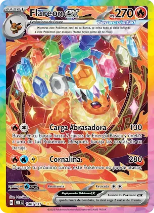 Flareon ex 146 – Evoluciones Prismáticas