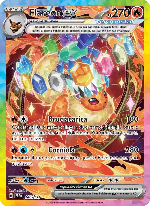 Flareon-ex 146 – Evoluzioni Prismatiche