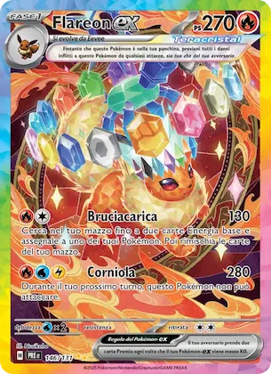 Flareon-ex 146 – Evoluzioni Prismatiche