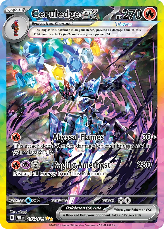 Ceruledge ex #147 – Prismatic Evolutions