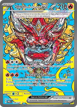 Ogerpon Masque du Fourneau-ex n° 148 – Évolutions Prismatiques