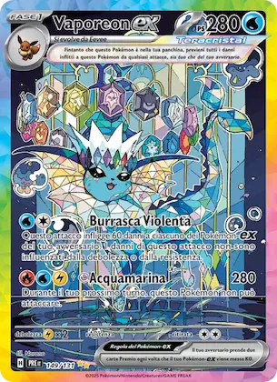 Vaporeon-ex 149 – Evoluzioni Prismatiche