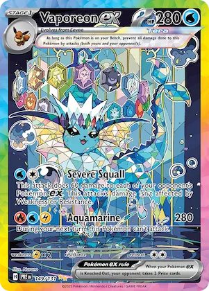 Vaporeon ex #149 – Prismatic Evolutions