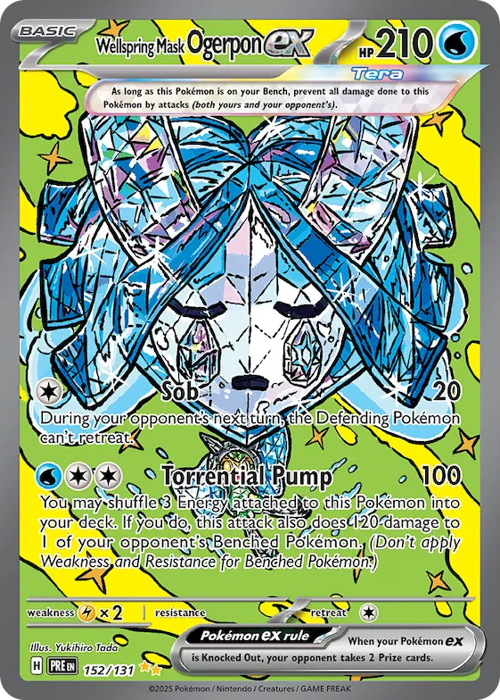 Wellspring Mask Ogerpon ex #152 – Prismatic Evolutions