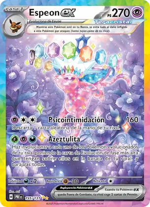 Espeon ex 155 – Evoluciones Prismáticas
