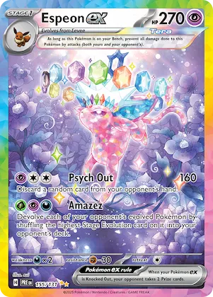 Espeon ex #155 – Prismatic Evolutions