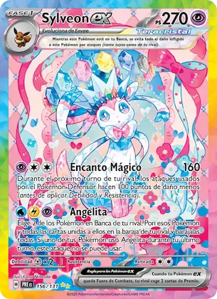 Sylveon ex 156 – Evoluciones Prismáticas