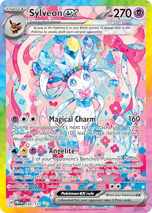 Sylveon ex #156 – Prismatic Evolutions
