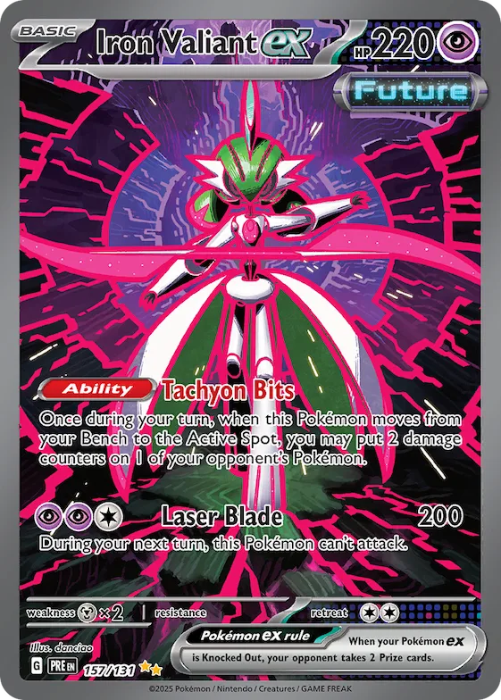 Iron Valiant ex #157 – Prismatic Evolutions