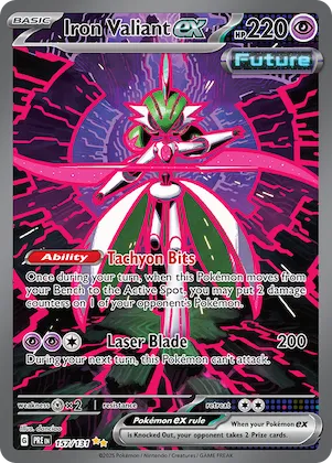 Iron Valiant ex #157 – Prismatic Evolutions
