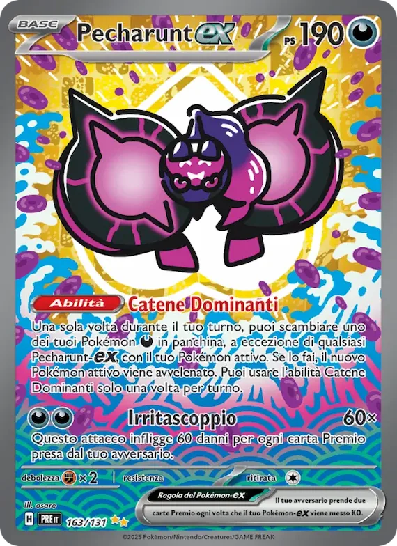 Pecharunt-ex 163 – Evoluzioni Prismatiche