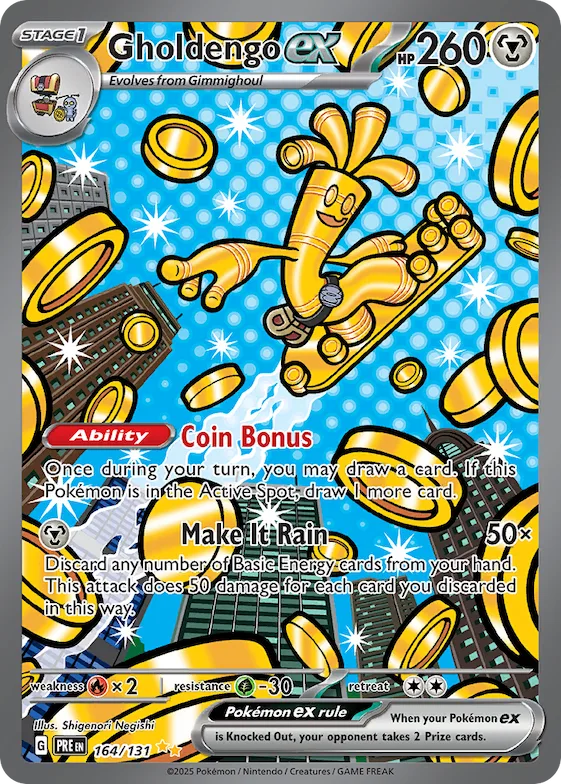 Gholdengo ex #164 – Prismatic Evolutions