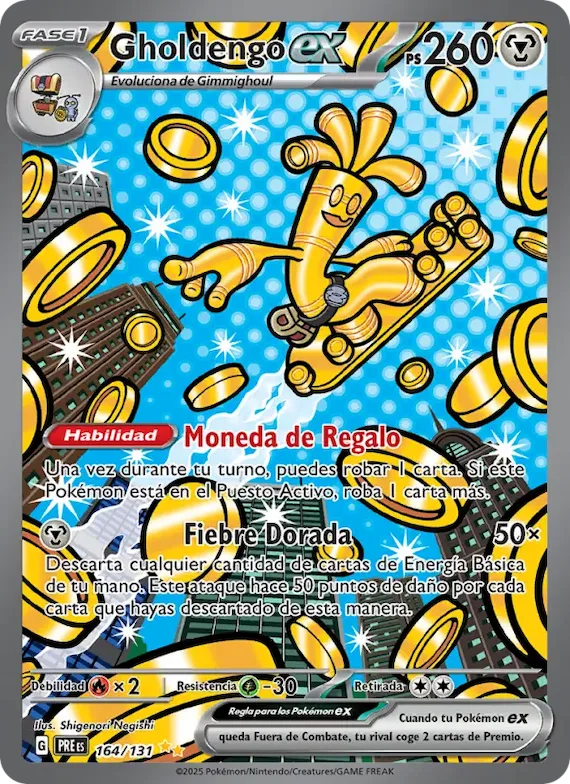 Gholdengo ex 164 – Evoluciones Prismáticas