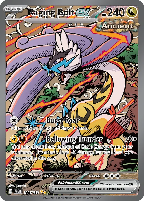 Raging Bolt ex #166 – Prismatic Evolutions