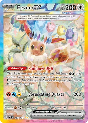 Eevee ex #167 – Prismatic Evolutions
