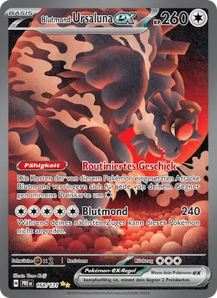 Blutmond-Ursaluna-ex Nr. 168 – Prismatic Evolutions