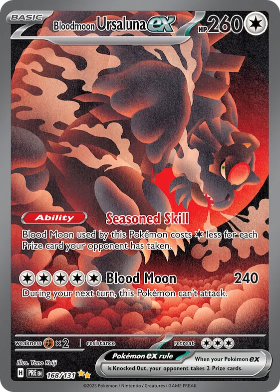 Bloodmoon Ursaluna ex #168 – Prismatic Evolutions