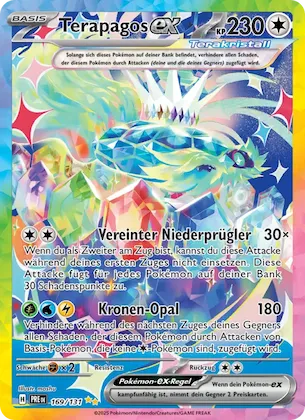 Terapagos-ex Nr. 169 – Prismatic Evolutions