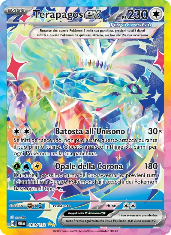 Terapagos-ex 169 – Evoluzioni Prismatiche