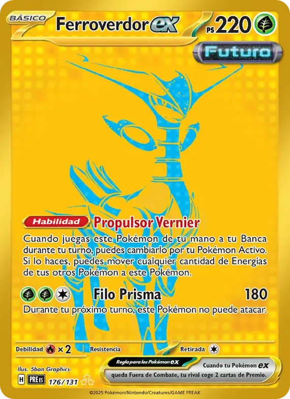 Ferroverdor ex 176 – Evoluciones Prismáticas