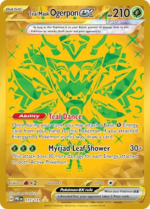 Teal Mask Ogerpon ex #177 – Prismatic Evolutions