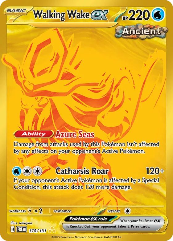 Walking Wake ex #178 – Prismatic Evolutions