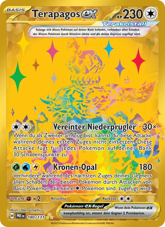 Terapagos-ex 180 – Prismatische Entwicklungen