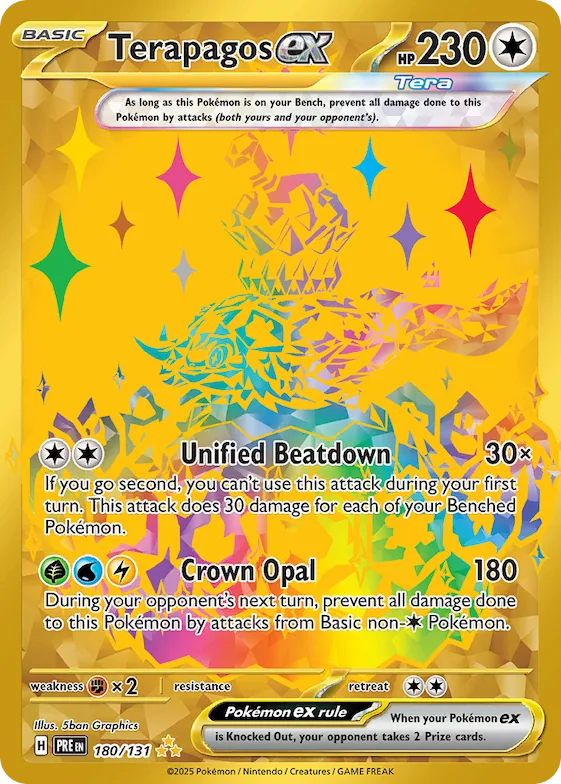 Terapagos ex #180 – Prismatic Evolutions