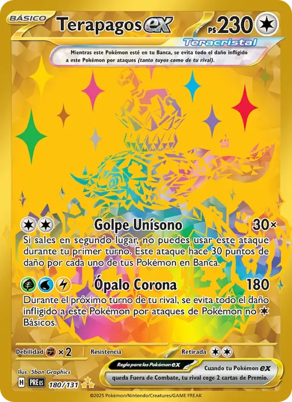 Terapagos ex 180 – Evoluciones Prismáticas