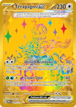 Terapagos ex #180 – Prismatic Evolutions