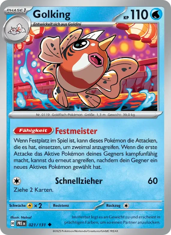 Golking 21 – Prismatische Entwicklungen
