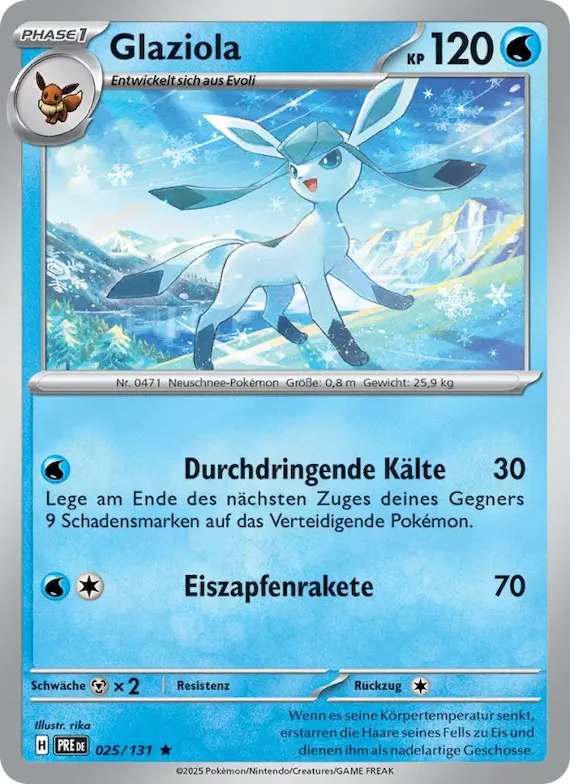 Glaziola 25 – Prismatische Entwicklungen