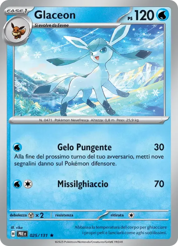 Glaceon 25 – Evoluzioni Prismatiche