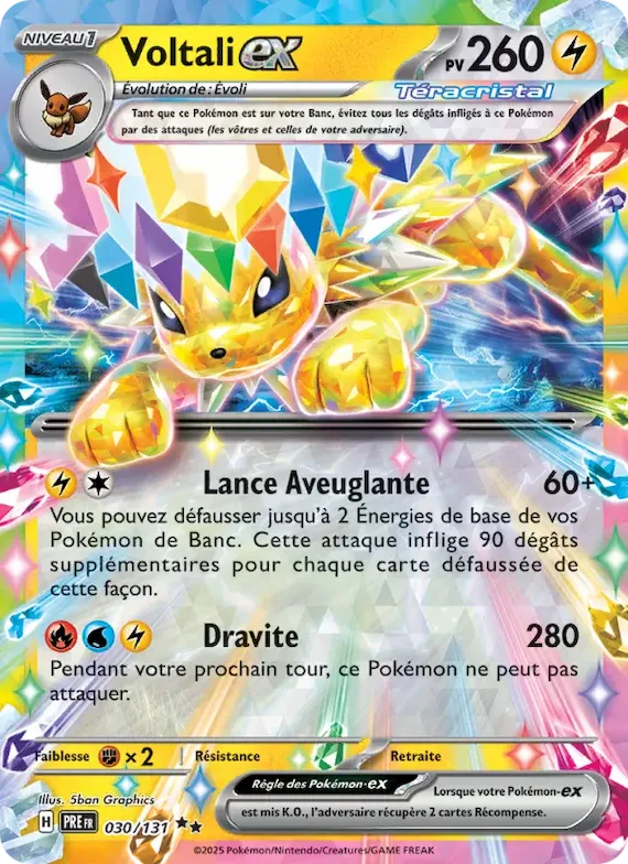 Voltali-ex 30 – Évolutions Prismatiques
