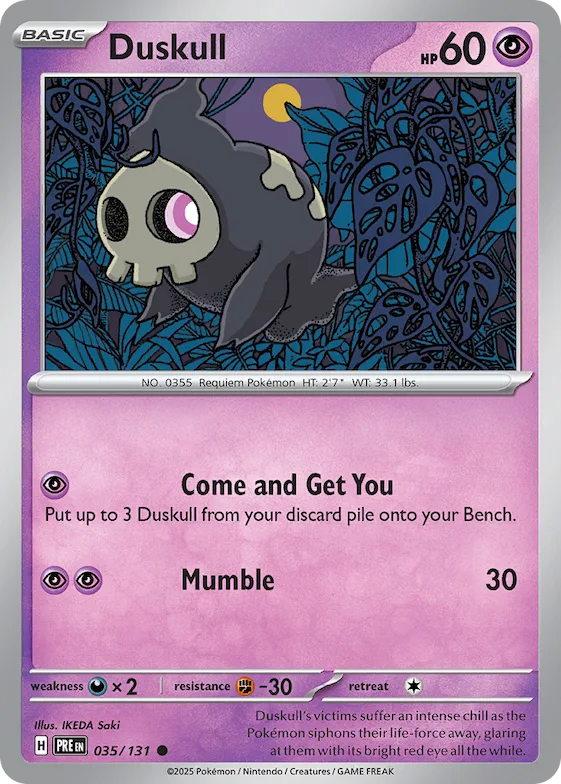 Duskull 35 – Evoluções Prismáticas