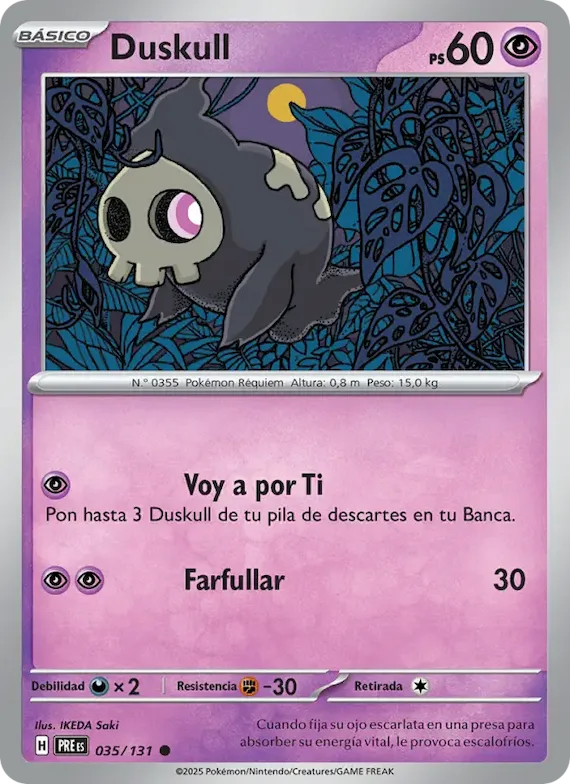 Duskull 35 – Evoluciones Prismáticas