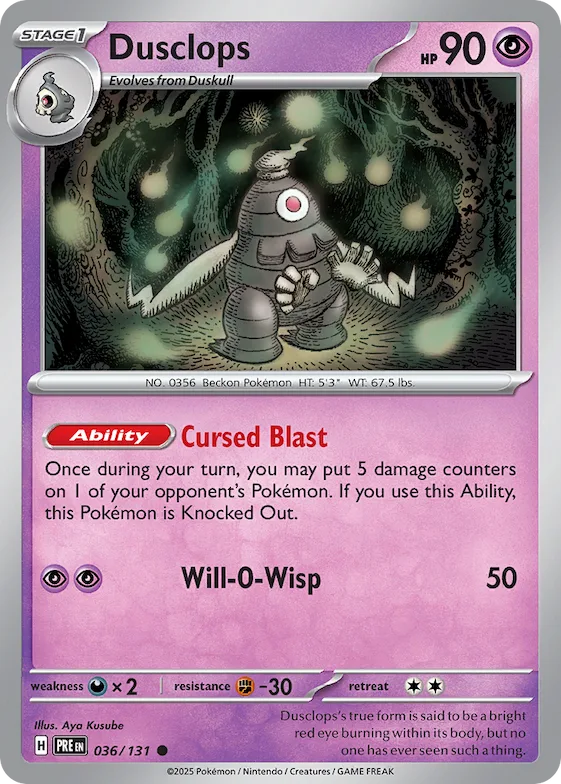 Dusclops 36 – Evoluções Prismáticas
