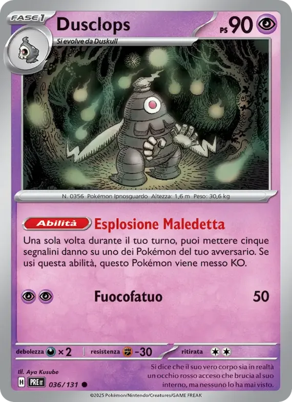 Dusclops 36 – Evoluzioni Prismatiche