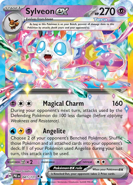 Sylveon ex #41 – Prismatic Evolutions