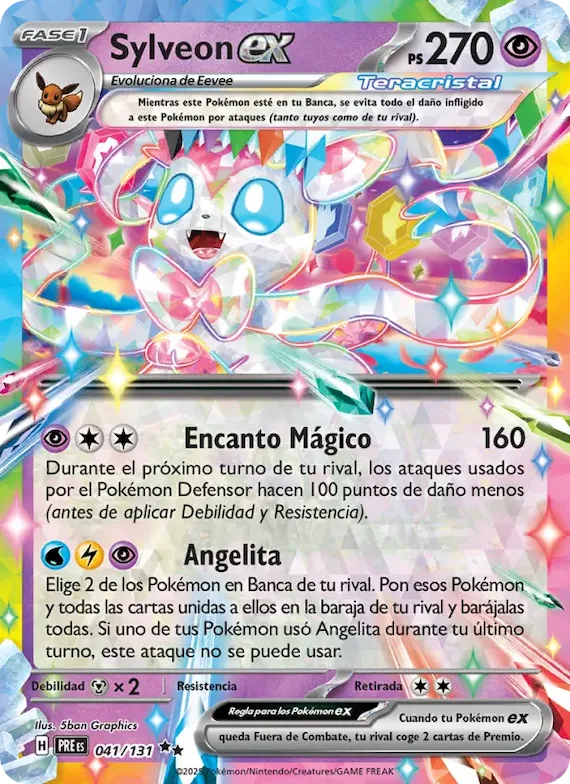 Sylveon ex 41 – Evoluciones Prismáticas
