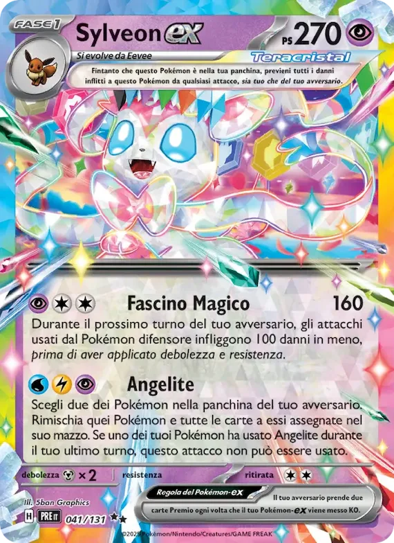 Sylveon-ex 41 – Evoluzioni Prismatiche