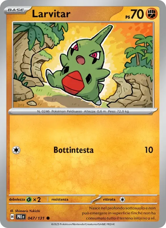 Larvitar 47 – Evoluzioni Prismatiche