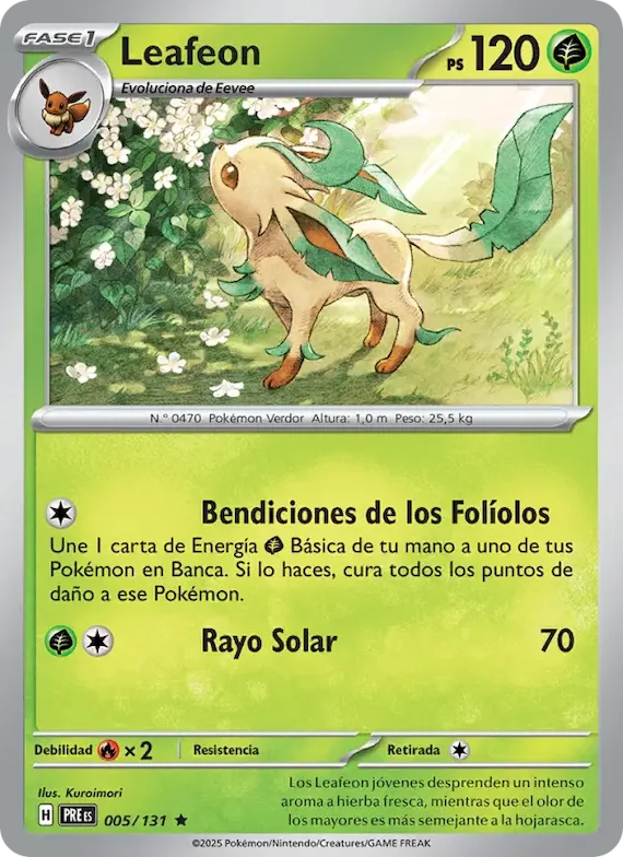 Leafeon 5 – Evoluciones Prismáticas